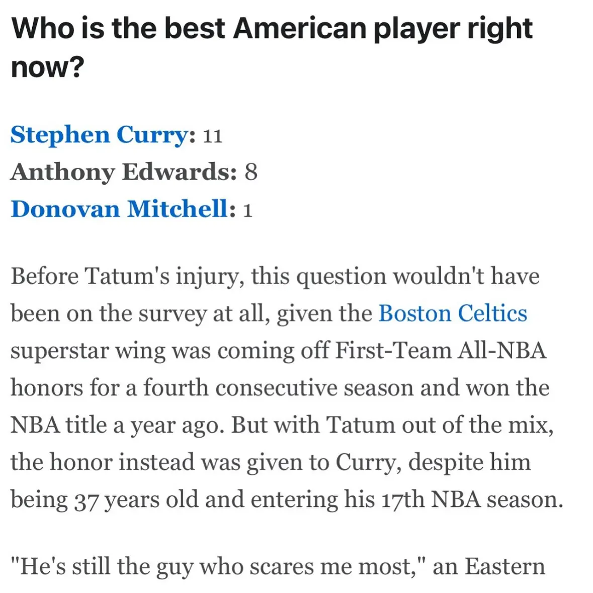 NBA球星, 选当今美国 NBA球星, 选当今美国